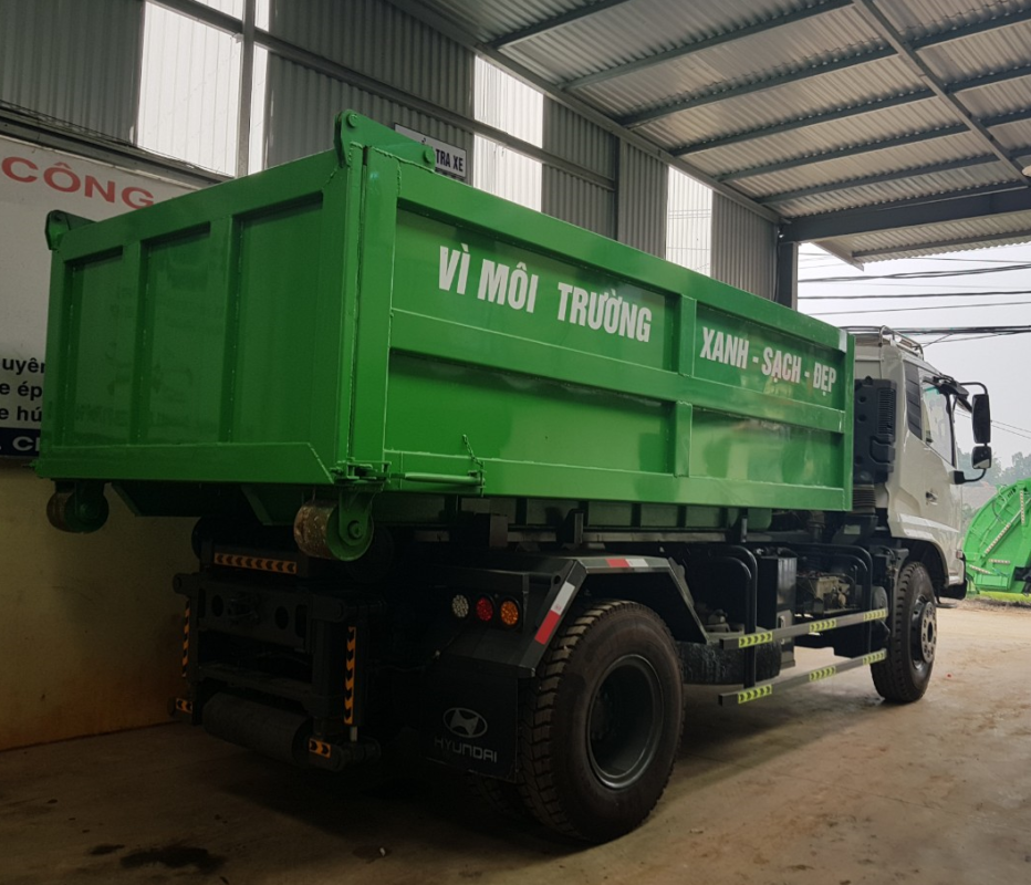 Xe chở rác thùng rời 12 khối Dongfeng - CÔNG TY CP SẢN XUẤT XE CHUYÊN ...
